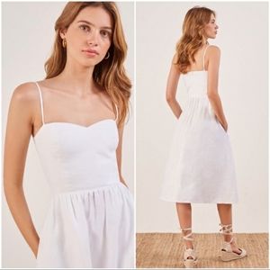 Reformation Olivia Linen Dress